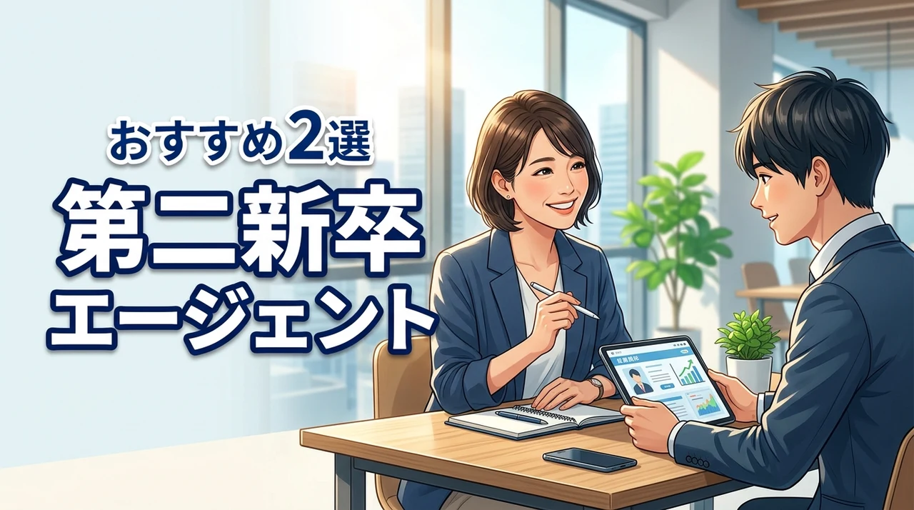 第二新卒の転職エージェントおすすめ2選！短期離職から最短で内定を取る選び方
