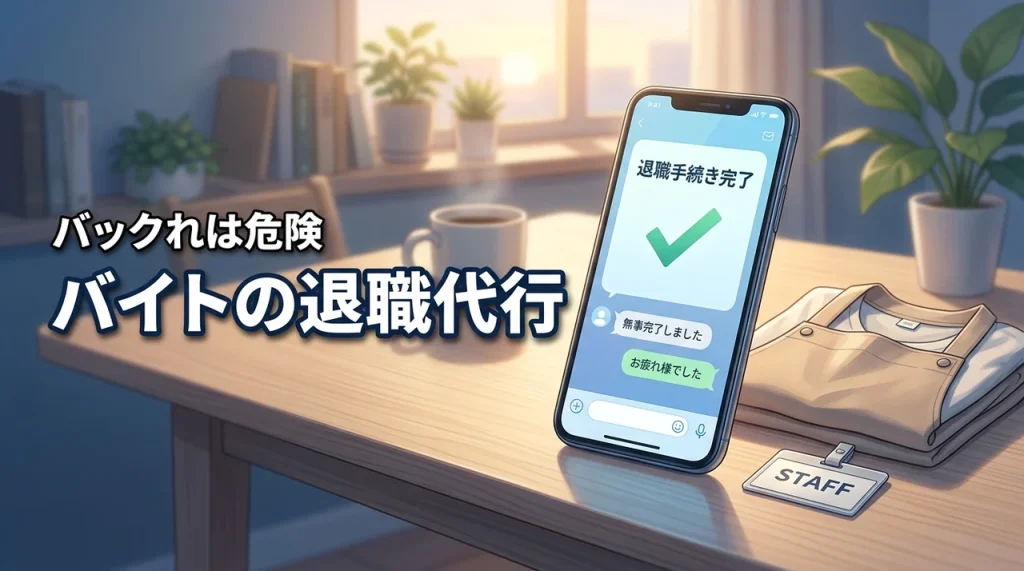 バイトでも退職代行は使える？バックれるより安全な辞め方と費用相場