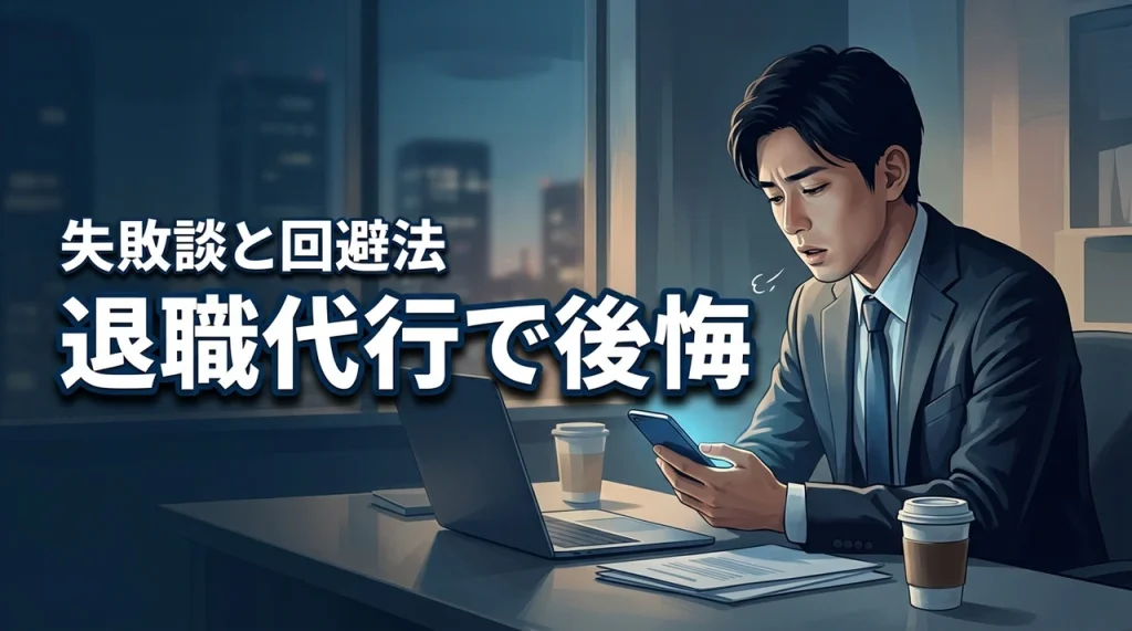 退職代行を使って後悔した失敗談まとめ！最悪な結末を回避する方法