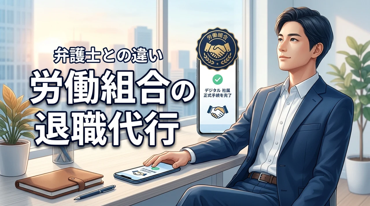 労働組合の退職代行とは?弁護士・民間業者との違いとメリット・デメリット