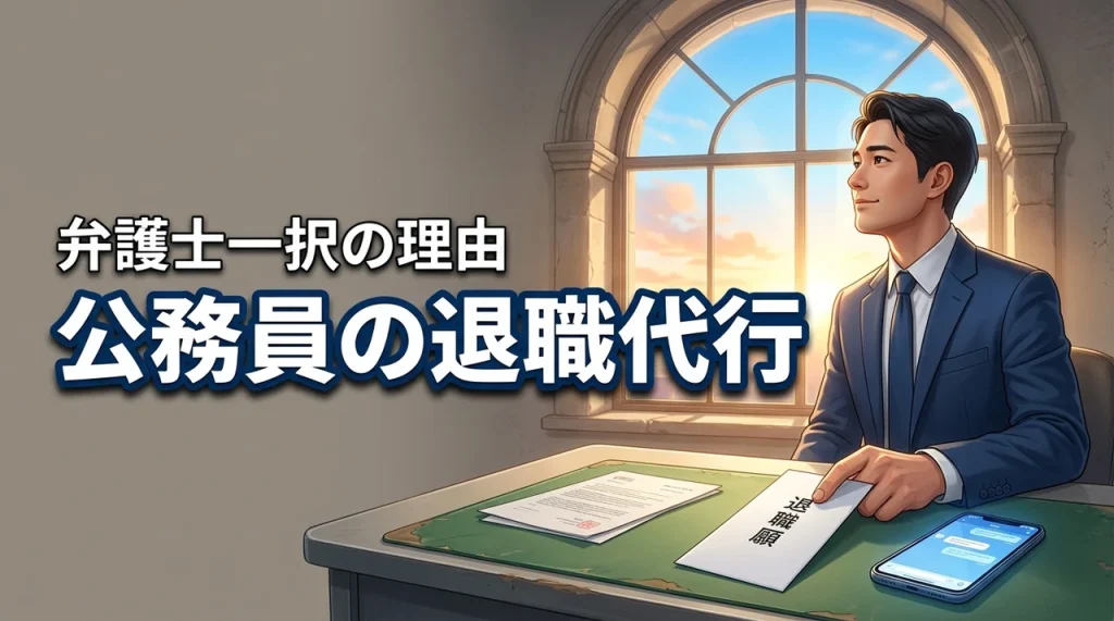 公務員でも退職代行は使える?民間業者で失敗する理由と確実な辞め方