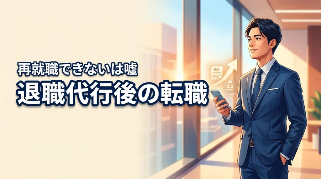 退職代行を使うと再就職できない?転職に不利にならない理由と正しい転職の進め方