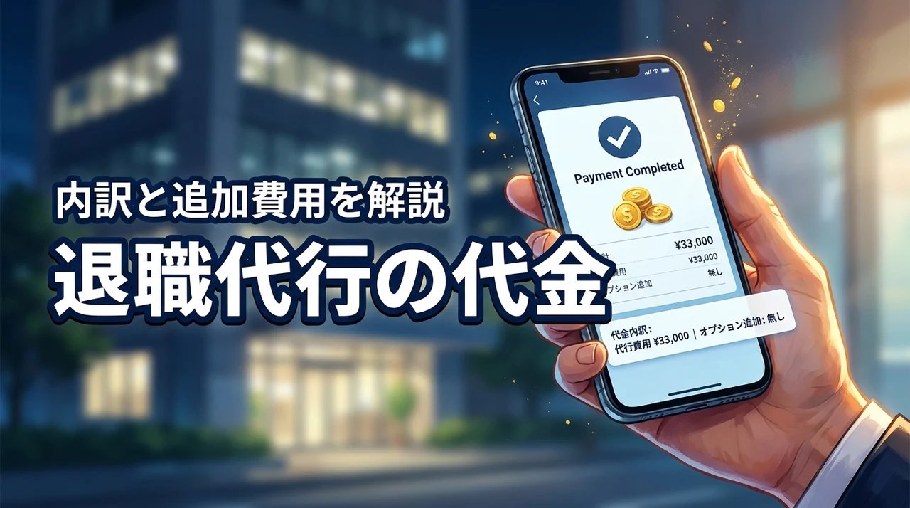 退職代行の代金はいくら?内訳・追加費用・支払い方法を徹底解説